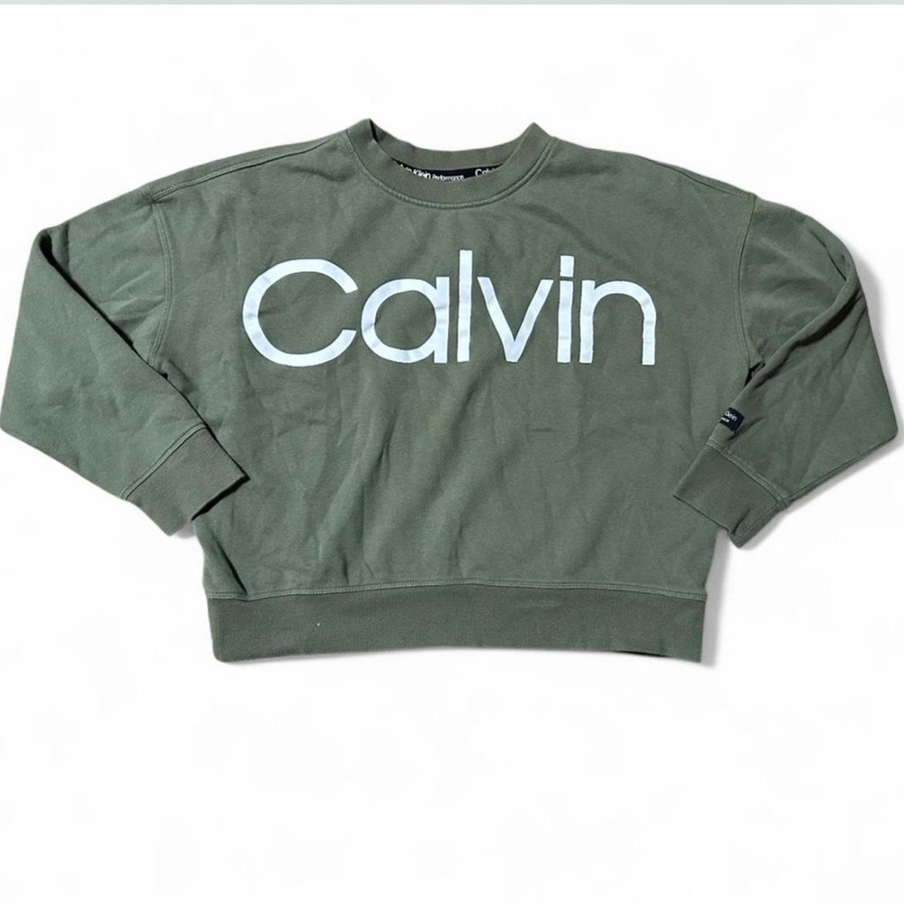 Calvin Klein Dark Green Logo Sweatshirt